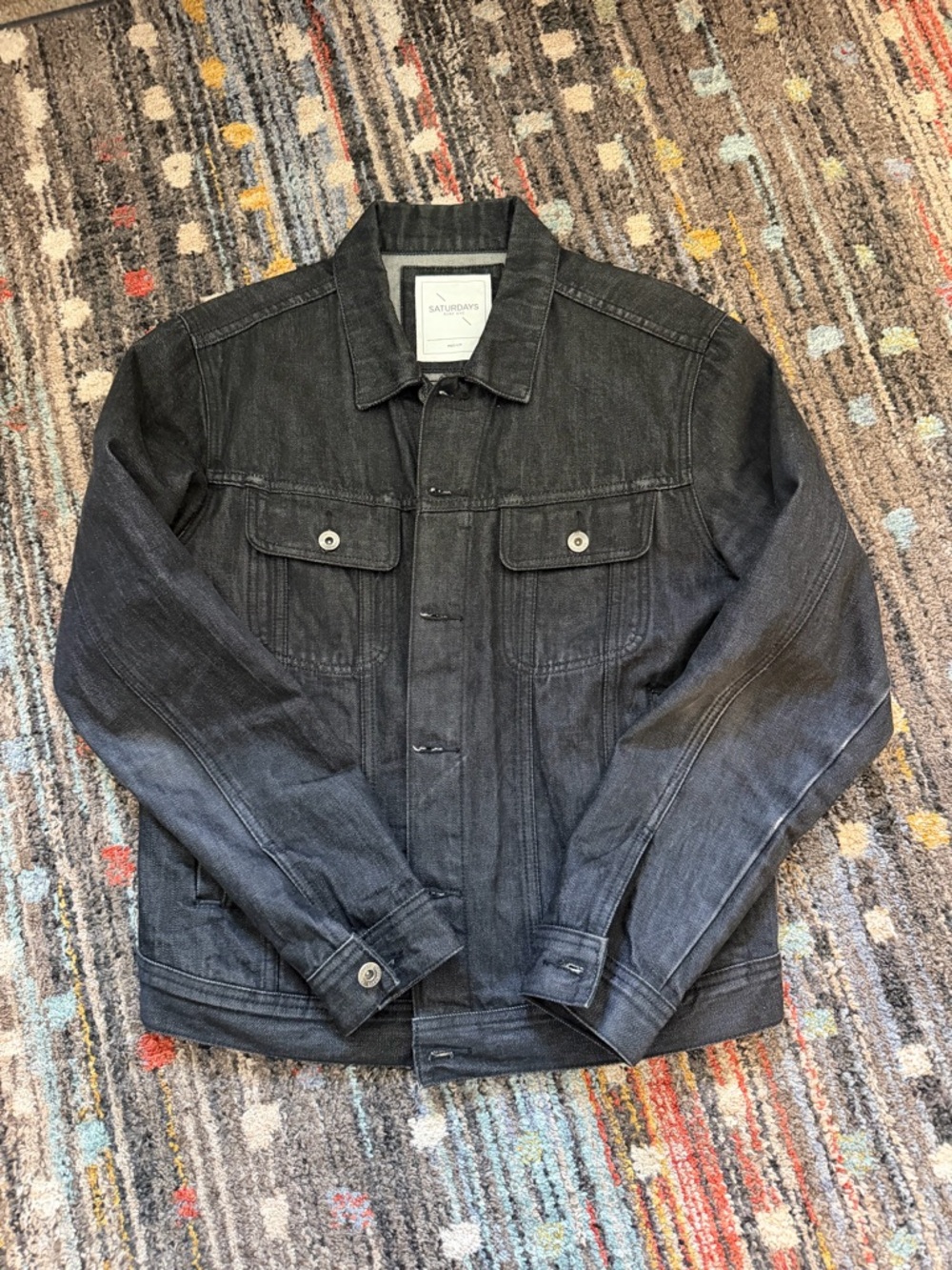 Saturdays New York City Black Denim Jacket